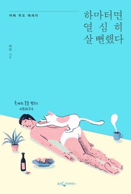 하마터면 열심히 살 뻔했다 : 야매 득도 에세이 표지