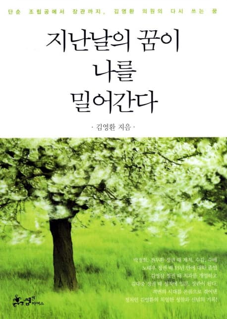 지난날의 꿈이 나를 밀어간다 표지