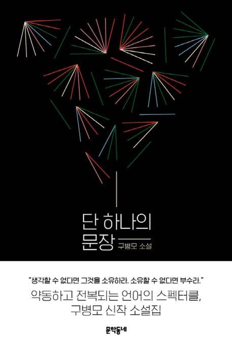 단 하나의 문장 : 구병모 소설 표지