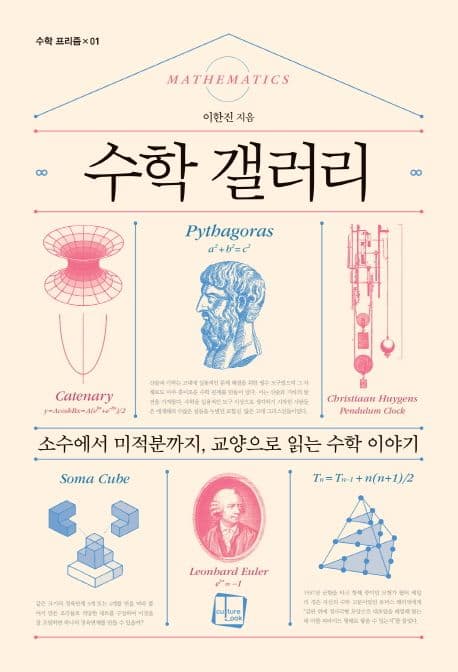 수학 갤러리 : 소수에서 미적분까지, 교양으로 읽는 수학 이야기 표지
