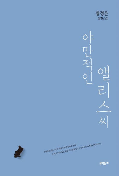 야만적인 앨리스씨  : 황정은 장편소설 표지