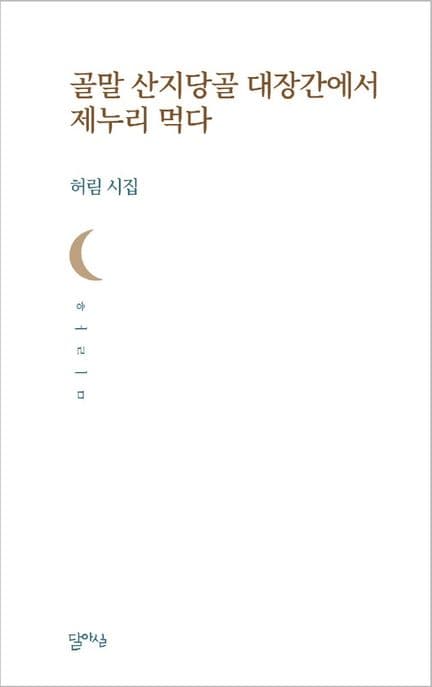 골말 산지당골 대장간에서 제누리 먹다 : 허림 시집 표지