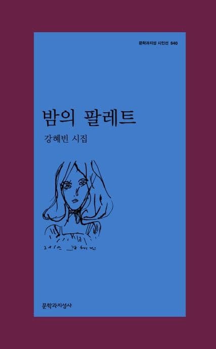 밤의 팔레트 : 강혜빈 시집 표지