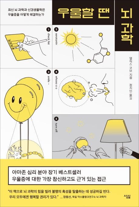 우울할 땐 뇌과학 표지