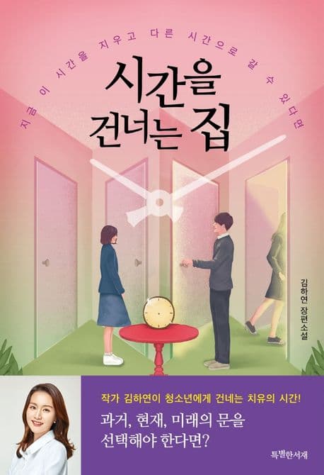 시간을 건너는 집 지금 이 시간을 지우고 다른 시간으로 갈 수 있다면 : 김하연 장편소설 표지