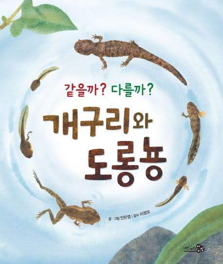 같을까? 다를까? 개구리와 도룡뇽 표지