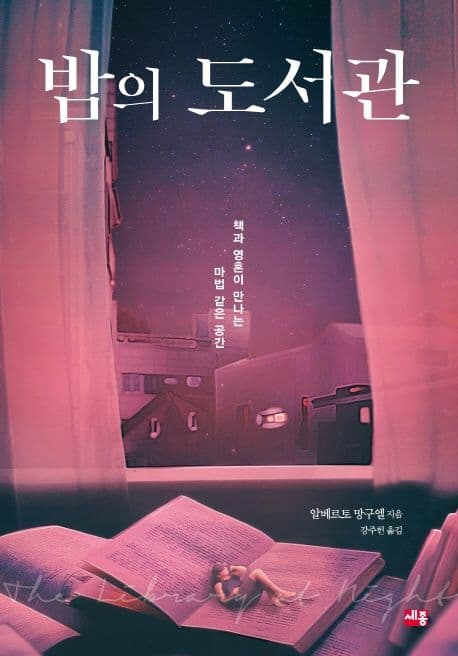 밤의 도서관 : 책과 영혼이 만나는 마법 같은 공간 표지