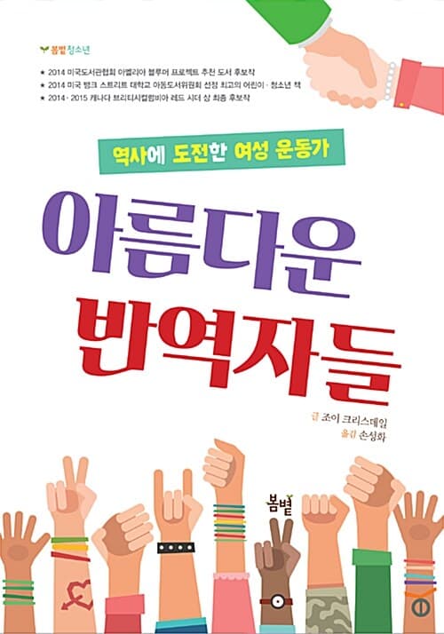 아름다운 반역자들 : 역사에 도전한 여성 운동가 표지