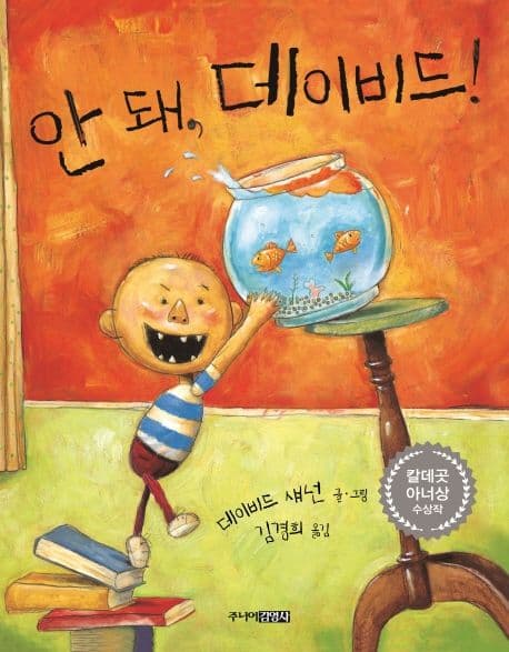 안 돼, 데이비드! 표지