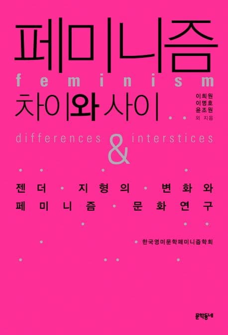페미니즘 차이와 사이:젠더 지형의 변화와 페미니즘 문화연구 표지