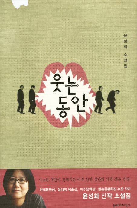웃는 동안 표지