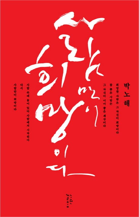 사람만이 희망이다 : 박노해옥중에세이 표지