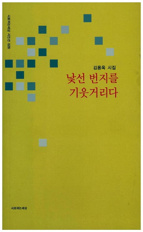 낯선 번지를 기웃거리다  : 김용옥 시집 표지