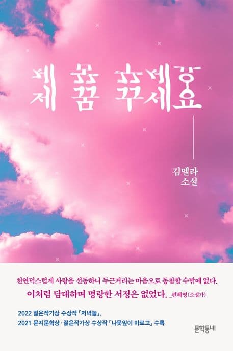 제 꿈 꾸세요 : 김멜라 소설 표지