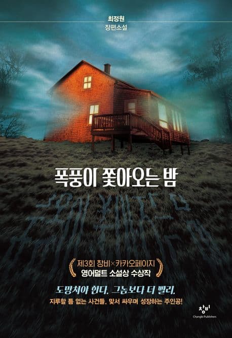 폭풍이 쫓아오는 밤 : 최정원 장편소설 표지