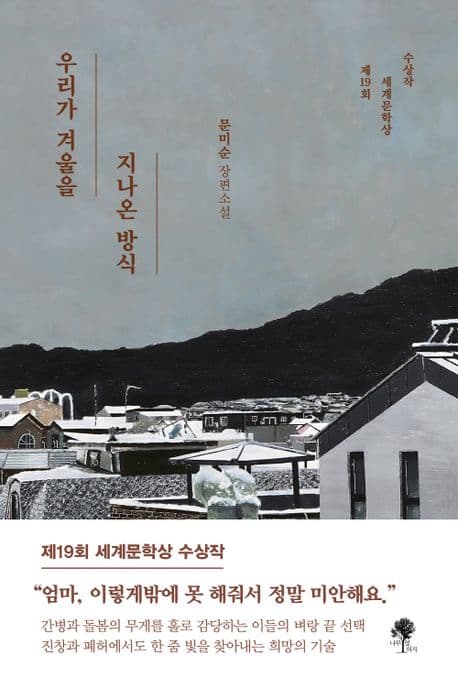 우리가 겨울을 지나온 방식 : 문미순 장편소설 표지