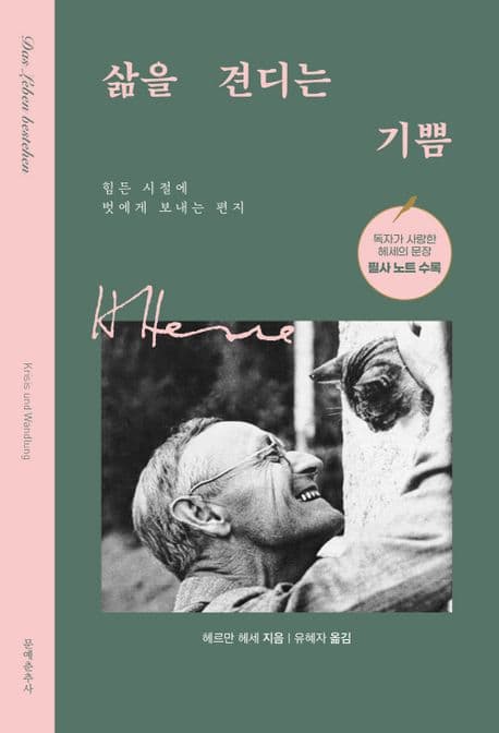 삶을 견디는 기쁨 : 힘든 시절에 벗에게 보내는 편지 표지