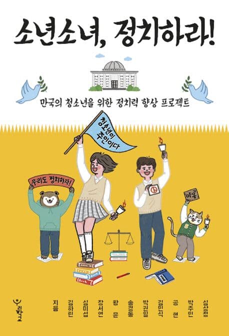 소년소녀, 정치하라! : 민국의 청소년을 위한 정치력 향상 프로젝트 표지