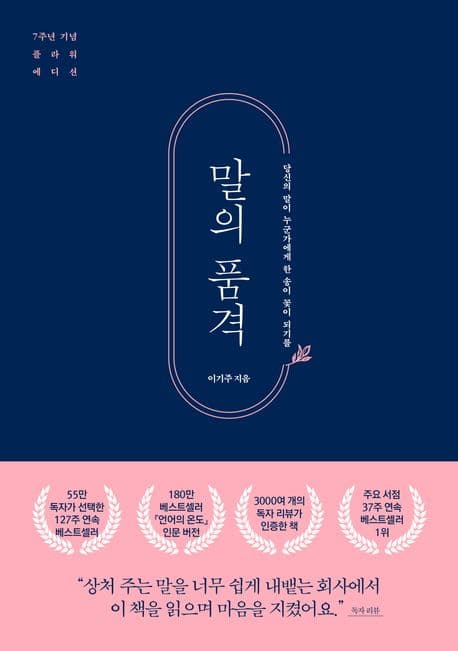 말의 품격 : 말과 사람과 품격에 대한 생각들 표지