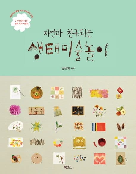 (자연과 친구되는) 생태미술놀이 : 초등학교 통합 교과 교육과정 연계 : 누리과정에 다른 생태 교과 지침서 표지