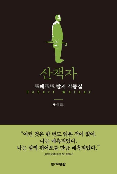 산책자 : 로베르트 발저 작품집 표지
