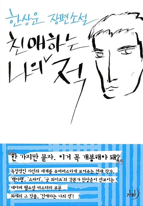 친애하는 나의 적 : 한상운 장편소설 표지