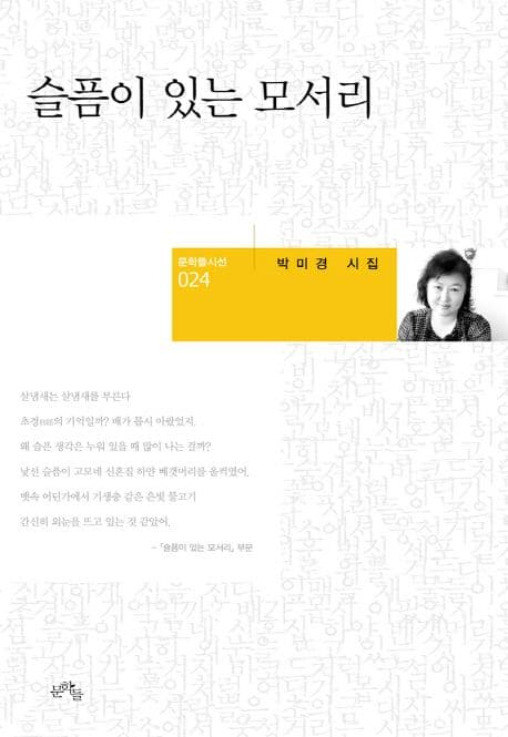 슬픔이 있는 모서리 : 박미경 시집 표지