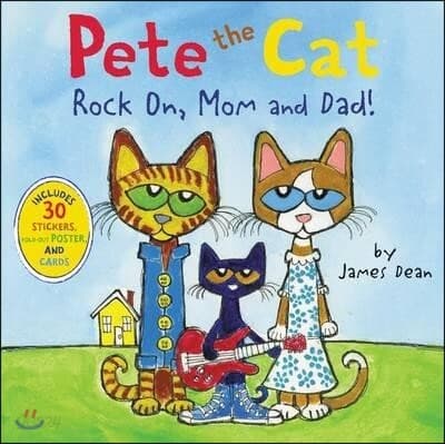 Pete the Cat Rock on, Mom and Dad 표지