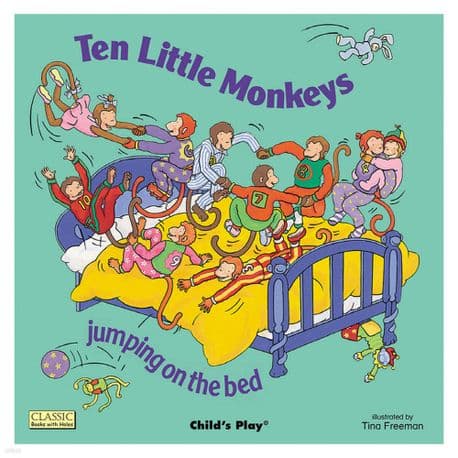 Ten Little Monkeys jumping on the bed 표지