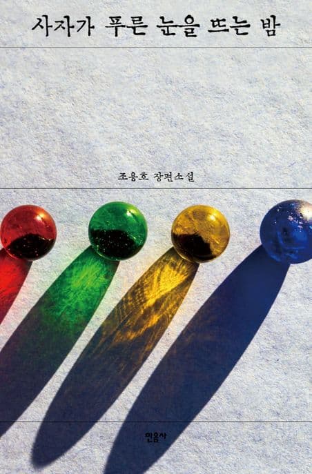 사자가 푸른 눈을 뜨는 밤 : 조용호 장편소설 표지