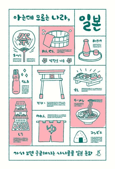 아는데 모르는 나라, 일본 : 가서 보면 궁금해지는 시시콜콜 일본 문화 표지