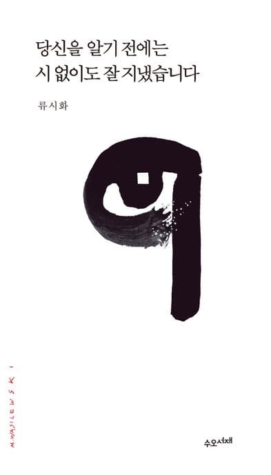 당신을 알기 전에는 시 없이도 잘 지냈습니다 표지