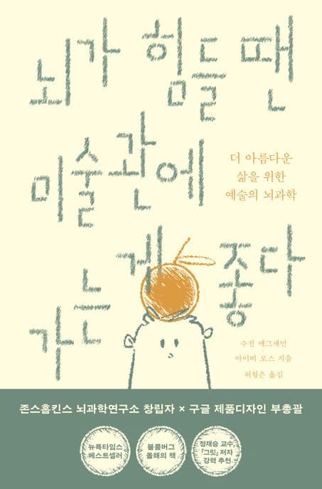 뇌가 힘들 땐 미술관에 가는 게 좋다 : 더 아름다운 삶을 위한 예술의 뇌과학 표지