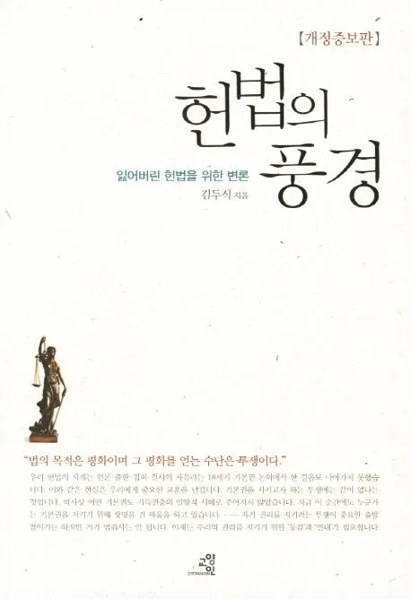헌법의 풍경 : 잃어버린 헌법을 위한 변론 표지