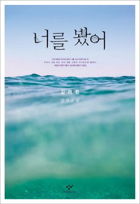 너를 봤어 : 김려령 장편소설 표지