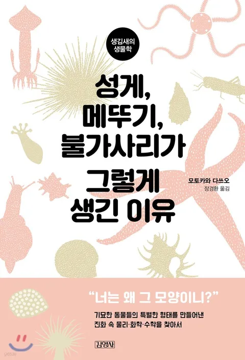 성게, 메뚜기, 불가사리가 그렇게 생긴 이유 : 생김새의 생물학 표지