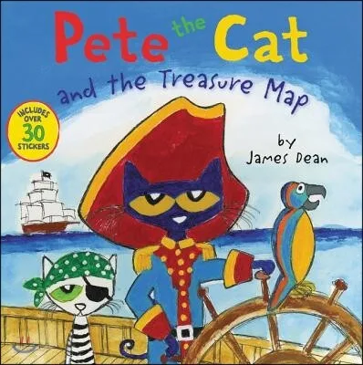 Pete the Cat and the treasure Map 표지