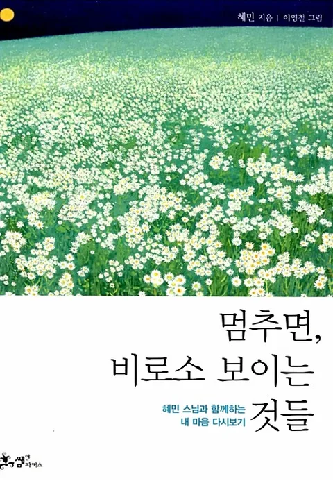 멈추면,비로소 보이는 것들:혜민 스님과 함께하는 내 마음 다시보기 표지