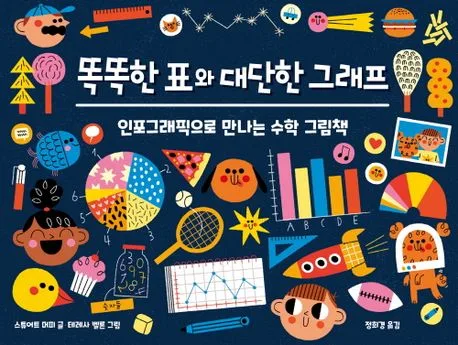 똑똑한 표와 대단한 그래프 : 인포그래픽으로 만나는 수학 그림책 표지