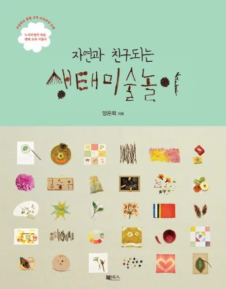 (자연과 친구되는) 생태미술놀이 : 초등학교 통합 교과 교육과정 연계 : 누리과정에 다른 생태 교과 지침서 표지