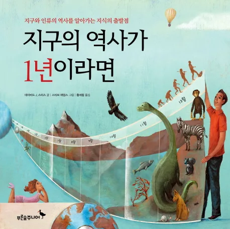 지구의 역사가 1년이라면 : 지구와 인류의 역사를 알아가는 지식의 출발점 표지