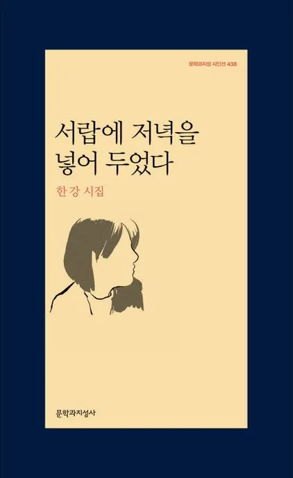 서랍에 저녁을 넣어 두었다 : 한강 시집 표지