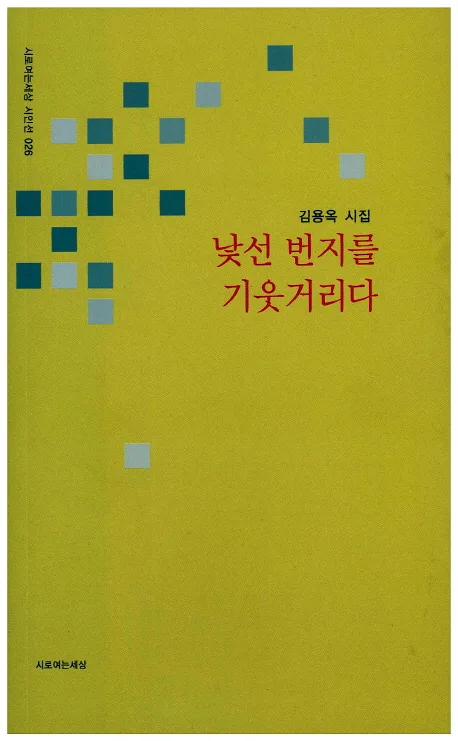 낯선 번지를 기웃거리다  : 김용옥 시집 표지