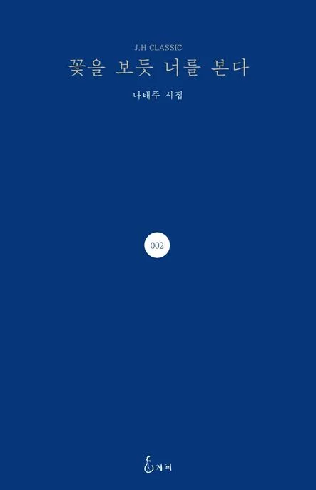 꽃을 보듯 너를 본다 : 나태주 인터넷 시집 표지