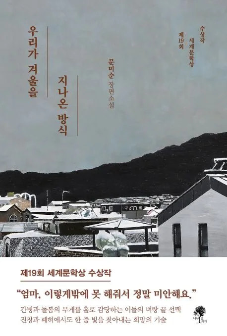 우리가 겨울을 지나온 방식 : 문미순 장편소설 표지