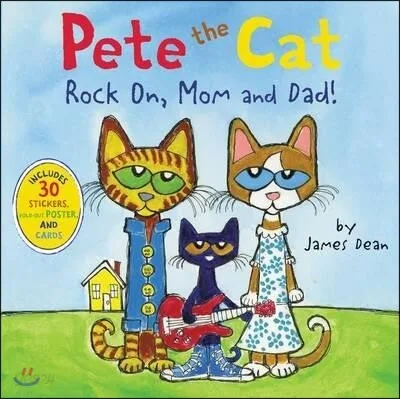 Pete the Cat Rock on, Mom and Dad 표지