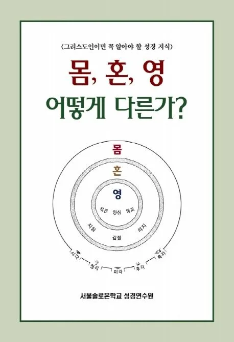 몸, 혼, 영 어떻게 다른가? : 그리스도인이면 꼭 알아야 할 성경 지식 표지
