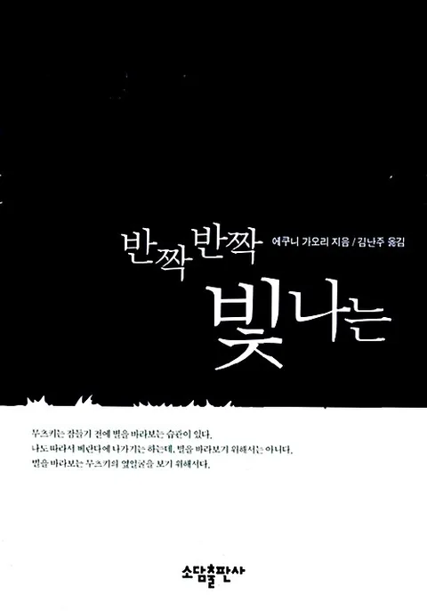 반짝반짝 빛나는 표지