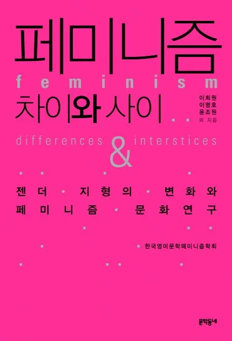 페미니즘 차이와 사이:젠더 지형의 변화와 페미니즘 문화연구 표지