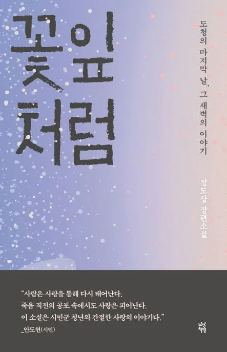 꽃잎처럼 : 1980.5.27 그 새벽의 이야기 : 정도상 장편소설 표지